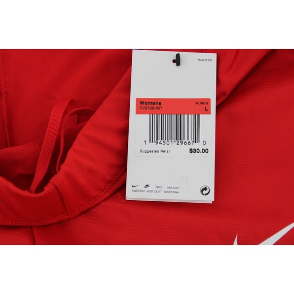 Nike Pro Elite Women Racing Boy short tight  Large‎ Red Track and Field Dri-Fit - Picture 6 of 8